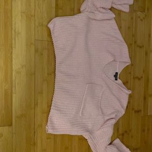 light pink sweater